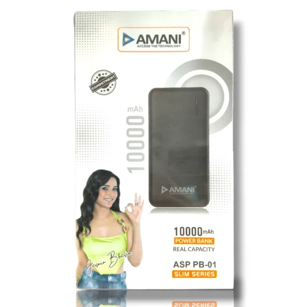 Amani 10000mAh Power Bank ASP PB-01 With micro & Type C Input