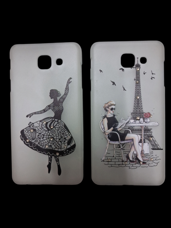 Samsng J7 Max Fancy Back Cover