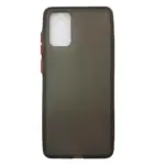 Samsung S20+ Black Transparent Back Cover