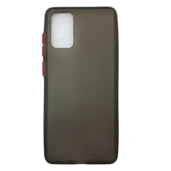 Samsung S20+ Black Transparent Back Cover