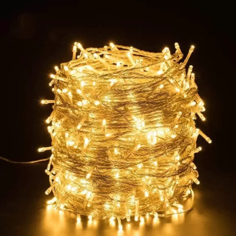 Full Pixel LED Diwali Decoration Light Jhalar 30m & Warm White Seasonal Indoor String Lights