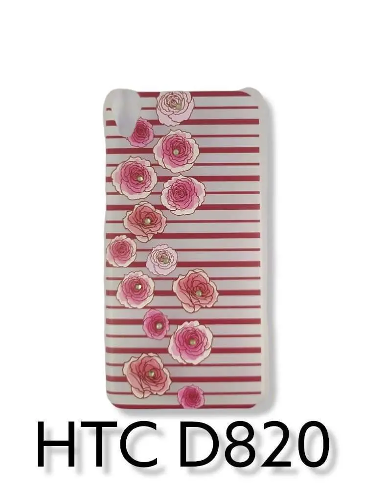 HTC D820 Fancy Girlish Plastic Back Cover/Case