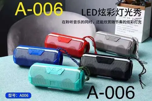 A006 Portable Wireless Bluetooth Speaker With Lighting