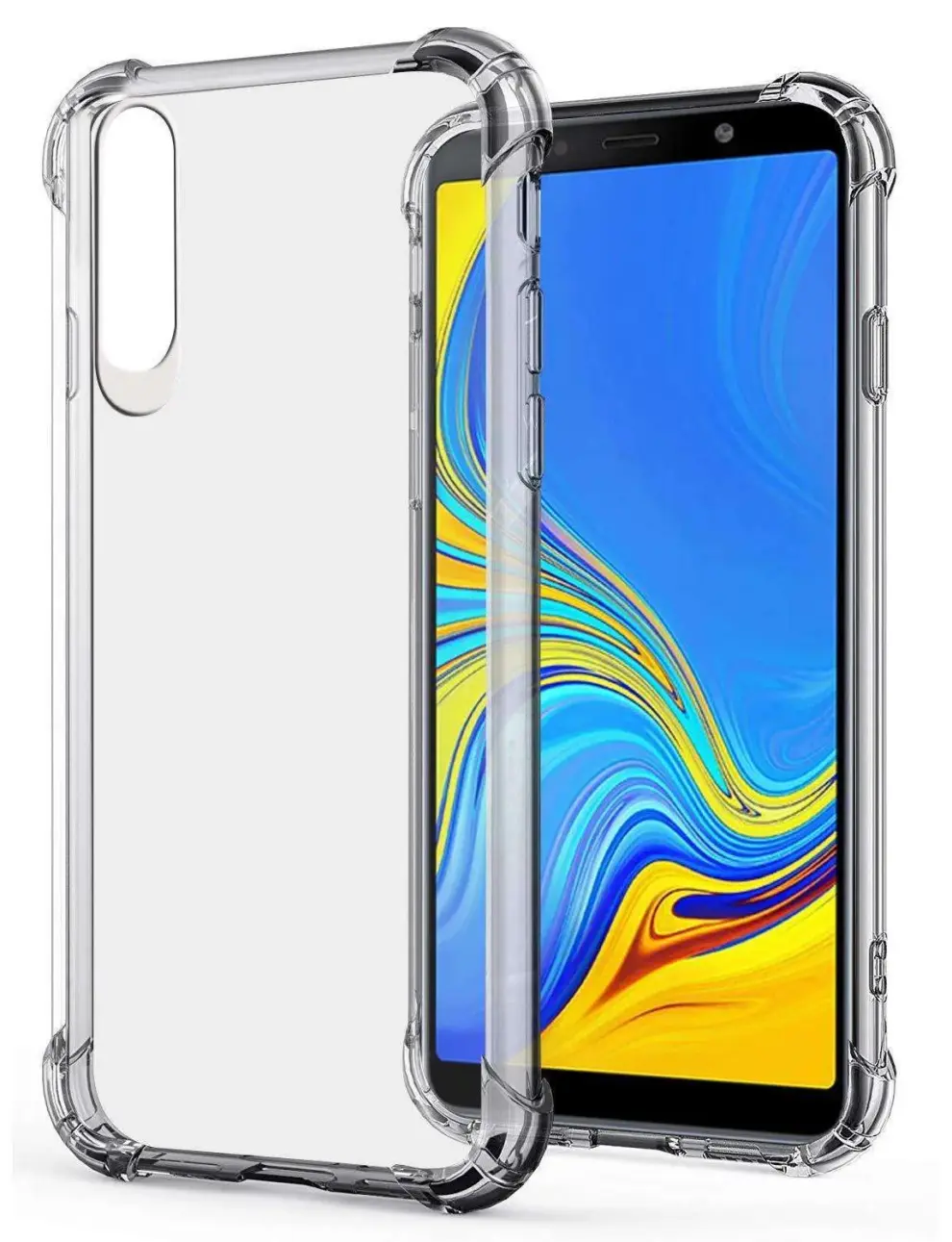 Samsung Galaxy A50 Transparent Back Cover Case | Protection Cover Case TPU