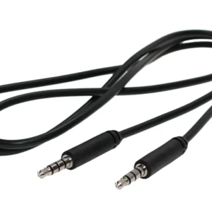 Point PO-AUX-02 Aux Audio Cable With Powerful & Faster Aux Cable & 3.5mm Audio Jack (Black)