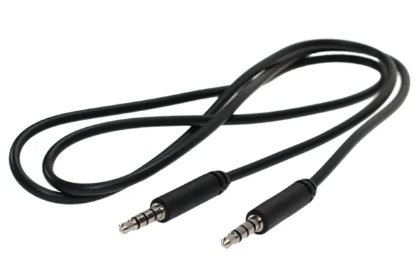 Point PO-AUX-02 Aux Audio Cable With Powerful & Faster Aux Cable & 3.5mm Audio Jack (Black)