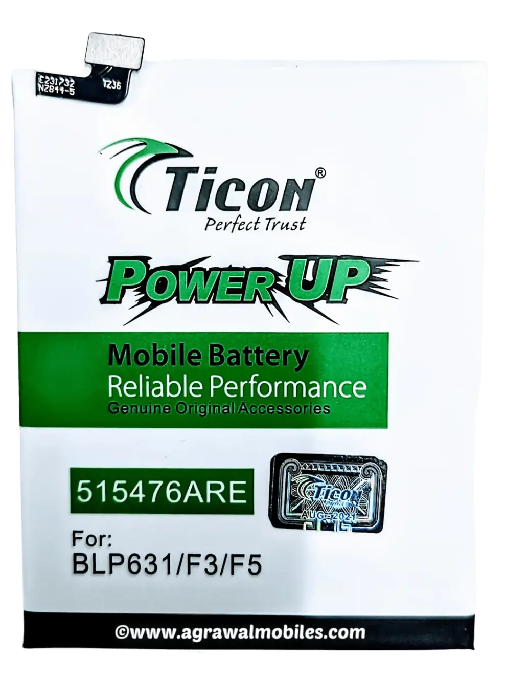 OPPO – F3/F5 – BLP631 Ticon Battery