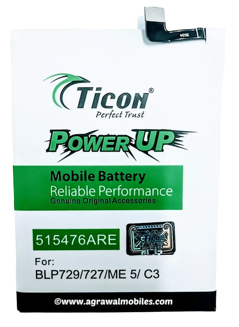 Realme 5/5i /OPPO A9 BLP727/BLP729 Ticon Battery 