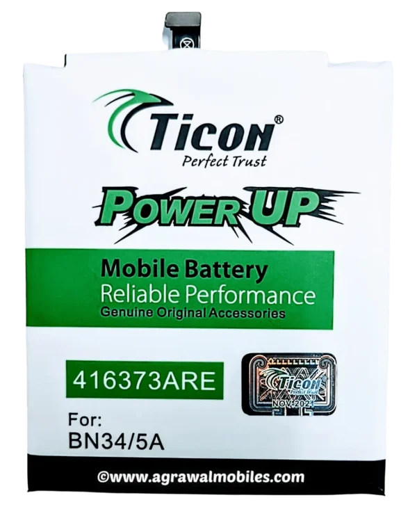 Ticon MI BN-34(5A) Battery | High Quality