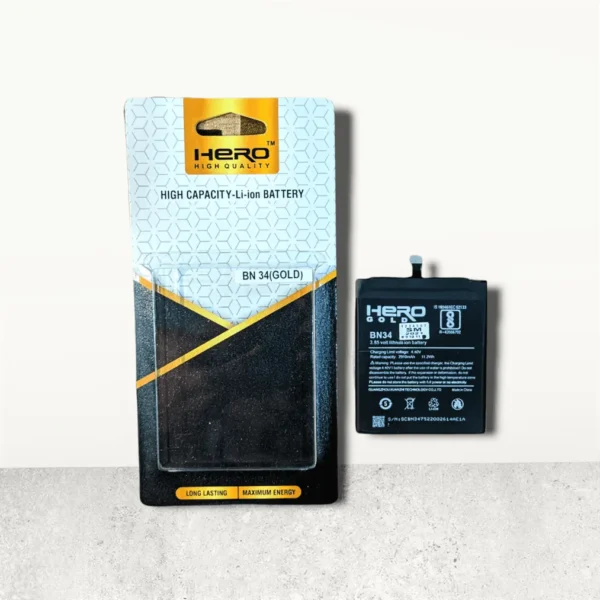 BN34 - Xiaomi Mi 5A - Hero Gold High Quality Battery - 2910mAh