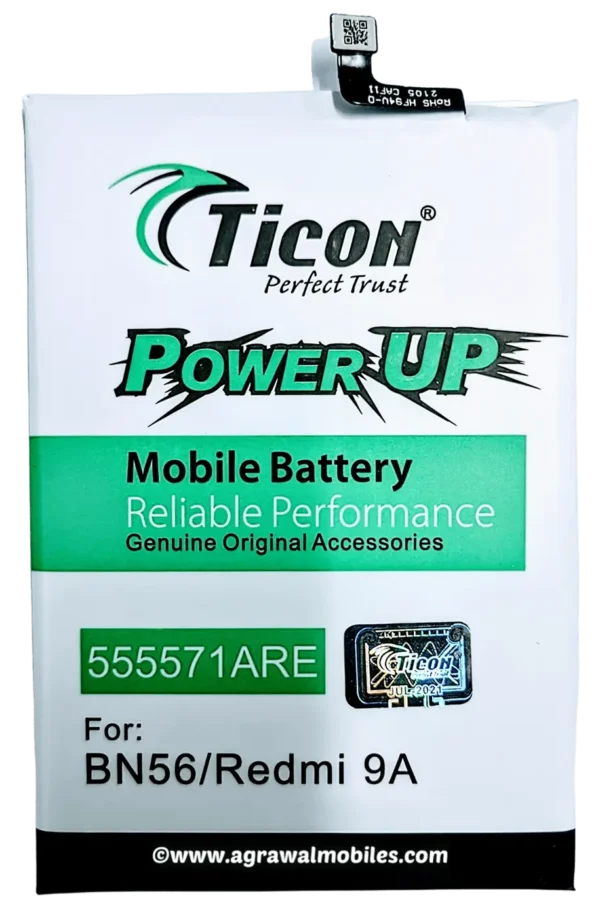Xiaomi/Mi/Redmi – BN56 ( Mi 9A/9C/Poco M2 Pro) Ticon Battery