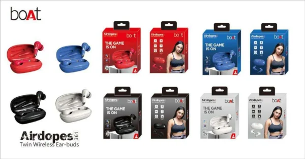 Boat 361 Air-dopes -The Game is On - Twin Wireless Ear-buds