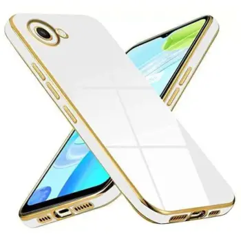 Realme C30 Mobile Chrome Back Cover Case TPU Stylish Chrome Design Safety Case (Chrome Cover)