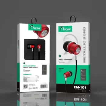 EM-101 Ticon 3.5mm Jack Champ Box Packing Earphone