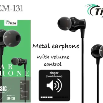 EM-131 Ticon 3.5mm Jack Champ Box Packing Earphone