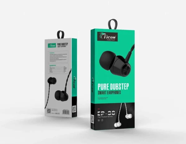 EP-38 Ticon 3.5mm Jack Champ Box Packing Earphone