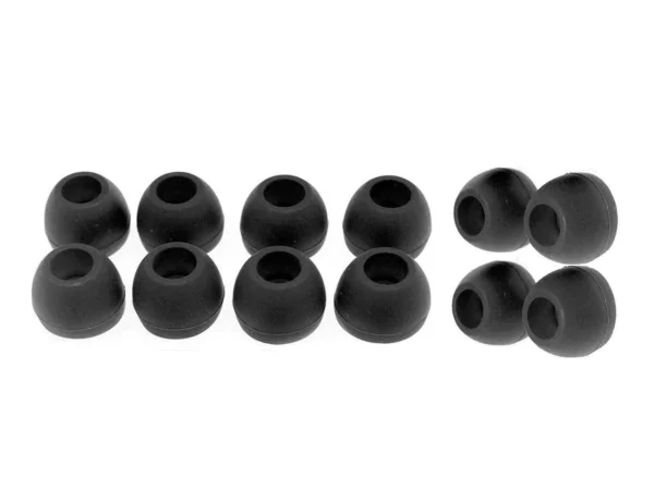 Silicon Earphone Rubber / Cousion Earbud Ear tip for Replacement in Earphone (Pair of 2) - Pack of 5 in Just 49₹