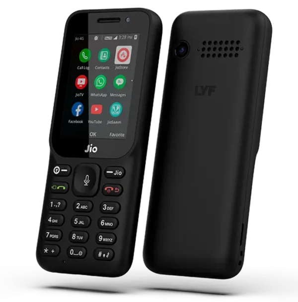 Jio F320 Transparent Back Cover Case | Protection Cover Case TPU