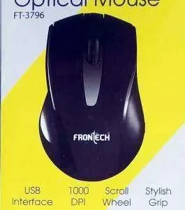 Frontech FT-3796 Optical Mouse / Wired Mouse For Laptop / Computer