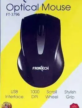 Frontech FT-3796 Optical Mouse / Wired Mouse For Laptop / Computer