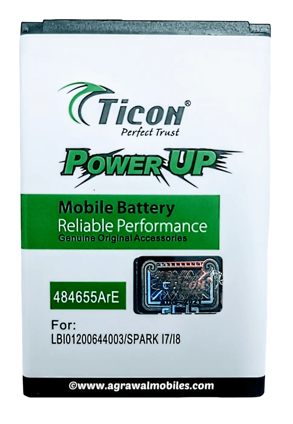 Lava Spark I7/I8/LEB012 Ticon Battery