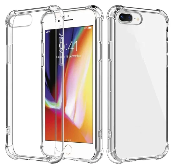 Apple iPhone 7G Transparent Back Cover Case | Protection Cover Case TPU