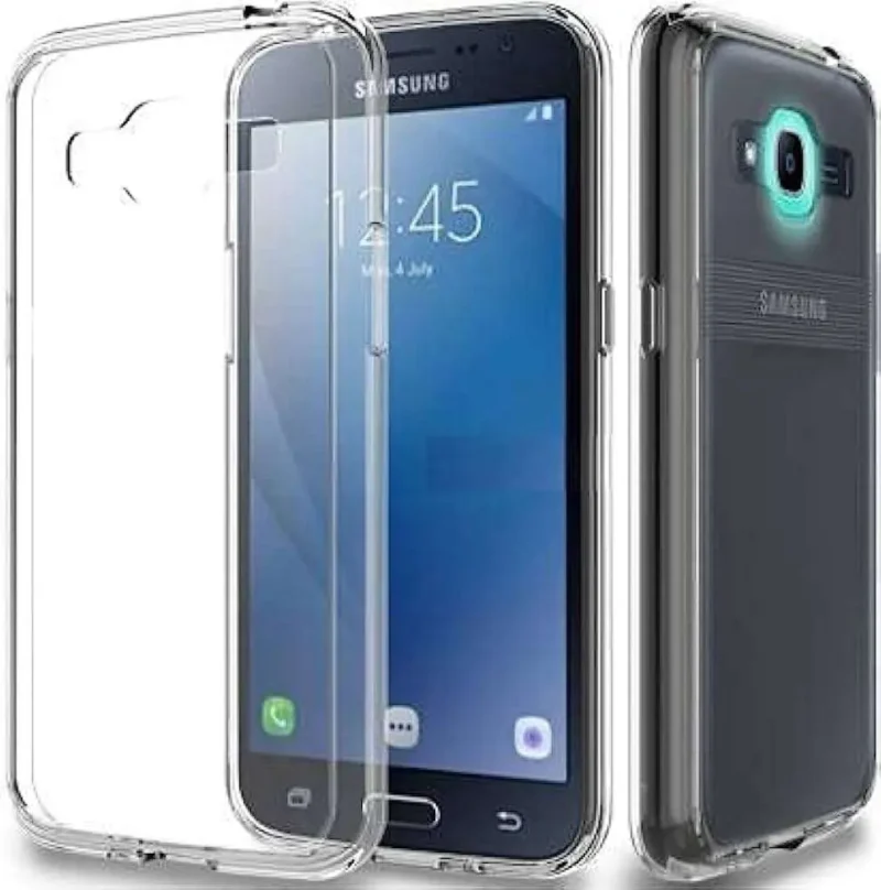 Samsung Galaxy J2-6 (2016) Transparent Back Cover Case | Protection Cover Case TPU