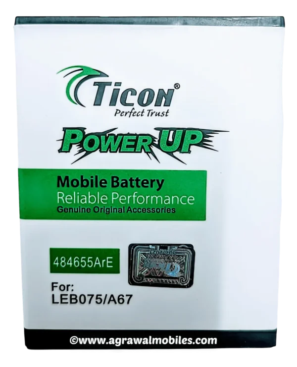 Lava A67- LEB075 Ticon Battery