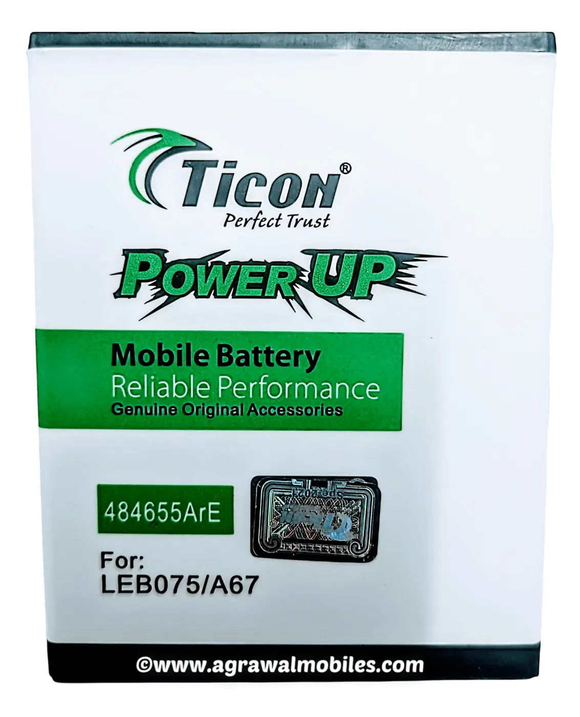 Lava A67- LEB075 Ticon Battery