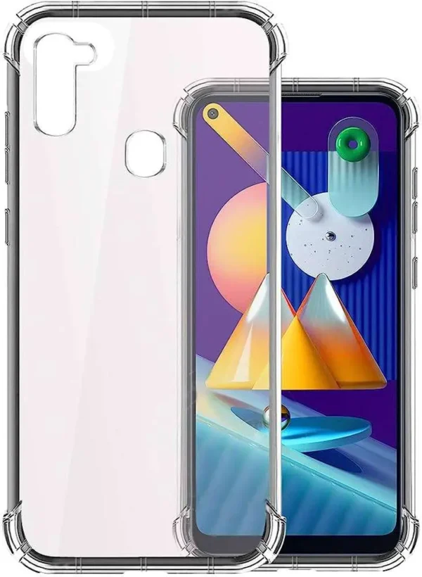Samsung Galaxy M11 Transparent Back Cover Case | Protection Cover Case TPU