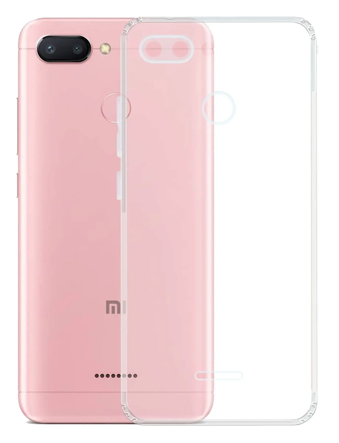 Redmi 6 TRANSPARENT PROTECTION TPU Back Cover