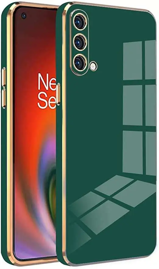 1+ Nord CE Mobile Chrome Back Cover Case TPU Stylish Chrome Design Safety Case (Chrome Cover)