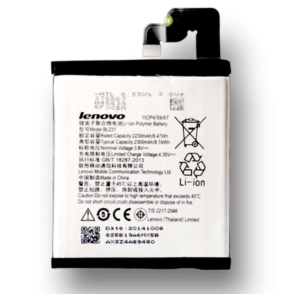 Lenovo BL231 - Vibe X2 Android Mobile Battery (Non-Gurantee)