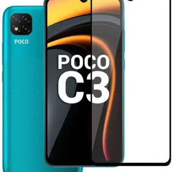 Redmi Poco C3 D+ Guard MEIBO Pro Flexi HD+ Tempered Glass/Screen Protector With Big Shining Curve Fast Exhaust Sensitive Touching