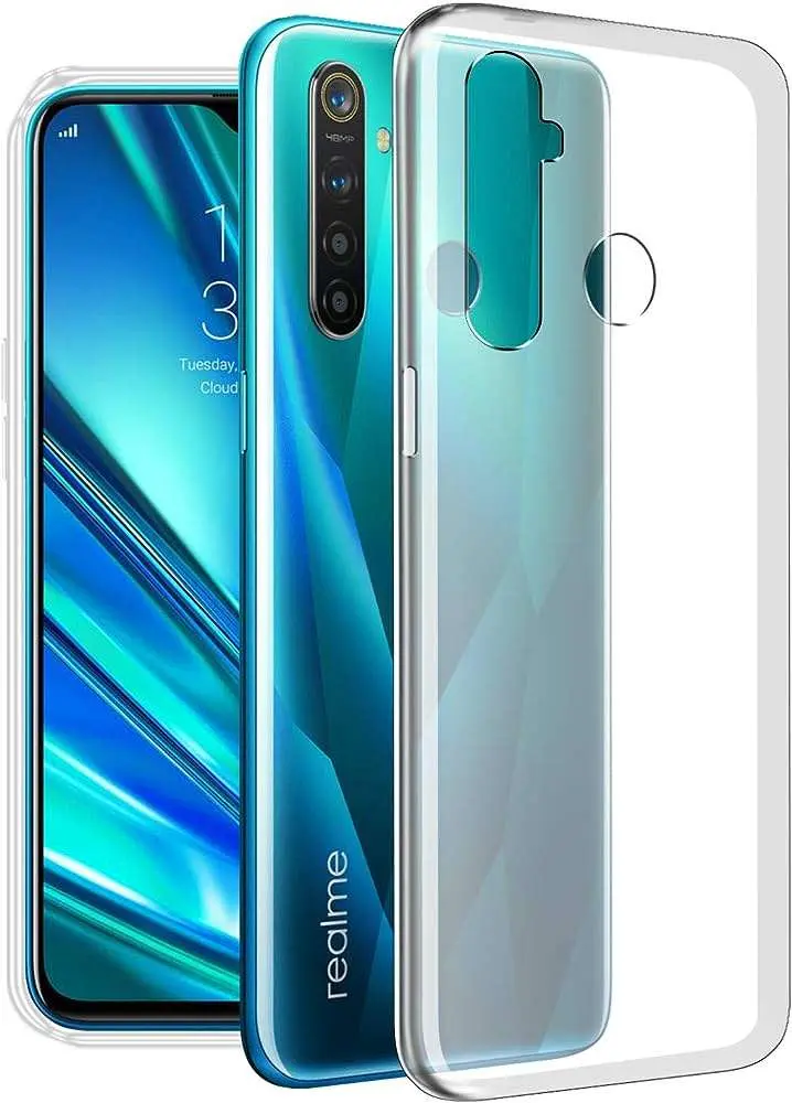 Realme 5 Pro Mobile Transparent Back Cover Case | Protection Cover Case TPU