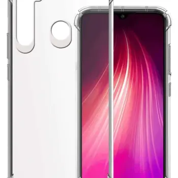 Mobile Back Cover For Xiaomi/Mi/Redmi Note 8 Transparent Silicone With Full Protection Case/TPU & High Quality Material