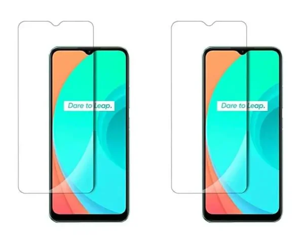 Realme C20 D+ Guard MEIBO Pro Flexi HD+ Tempered Glass/Screen Protector With Big Shining Curve Fast Exhaust Sensitive Touching