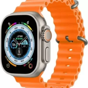 S9 Smartwatch/Bluetooth Smart Watch (Orange Strap, Free Size)