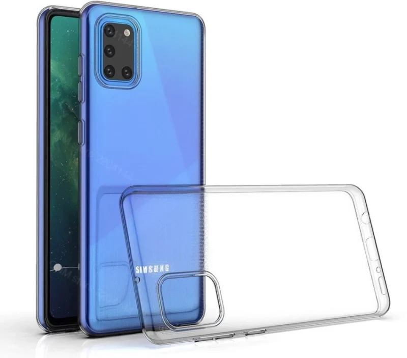 Samsung Galaxy A31 Transparent Back Cover Case | Protection Cover Case TPU