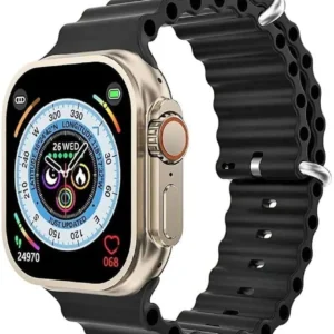 T10 ULTRA Smart Watch & 2.09 Infinite Display With Bluetooth Calling, Wireless Charging (Black)
