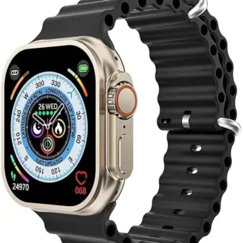 T10 ULTRA Smart Watch & 2.09 Infinite Display With Bluetooth Calling, Wireless Charging (Black)