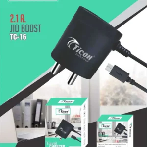 TC-16 Ticon Jio Travel Charger WIth 2.1A Jio Boost Support