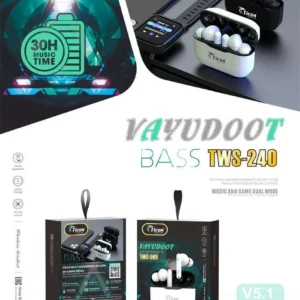 TWS-240 Vayudoot Ticon Earbuds With 30Hour Music Time Battery Backup