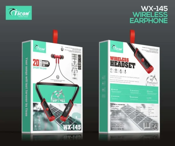 WX-145 Ticon Wireless 5.0 Neckband