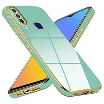 Vivo Y12 Mobile Chrome Back Cover Case TPU Stylish Chrome Design Safety Case (Chrome Cover)