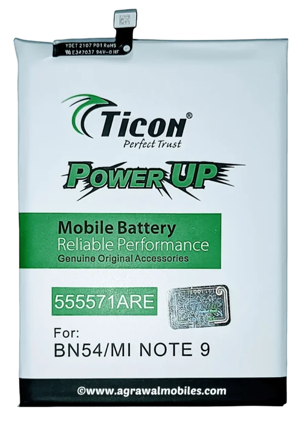 Xiaomi/Mi/Redmi – BN54 (Mi Note 9) Ticon Battery