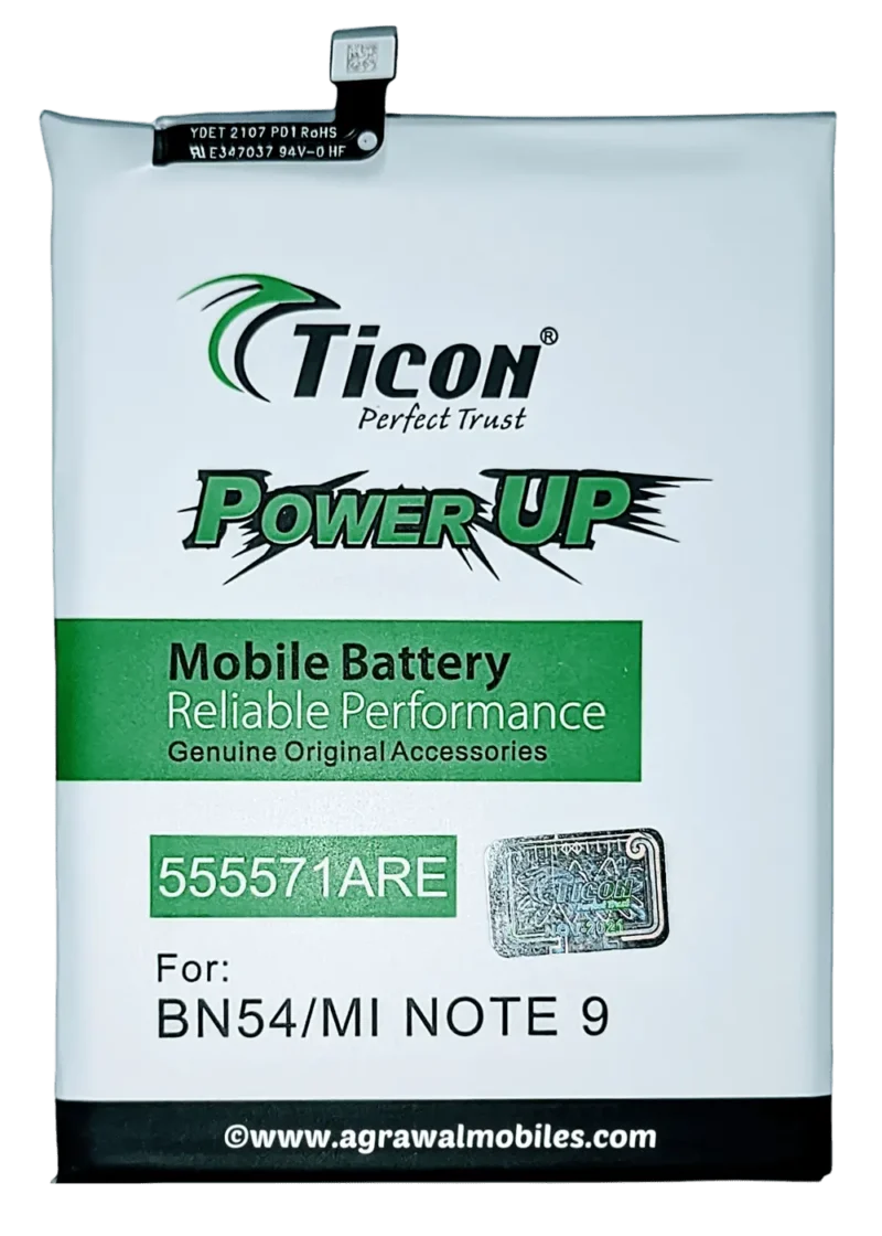 Xiaomi/Mi/Redmi – BN54 (Mi Note 9) Ticon Battery