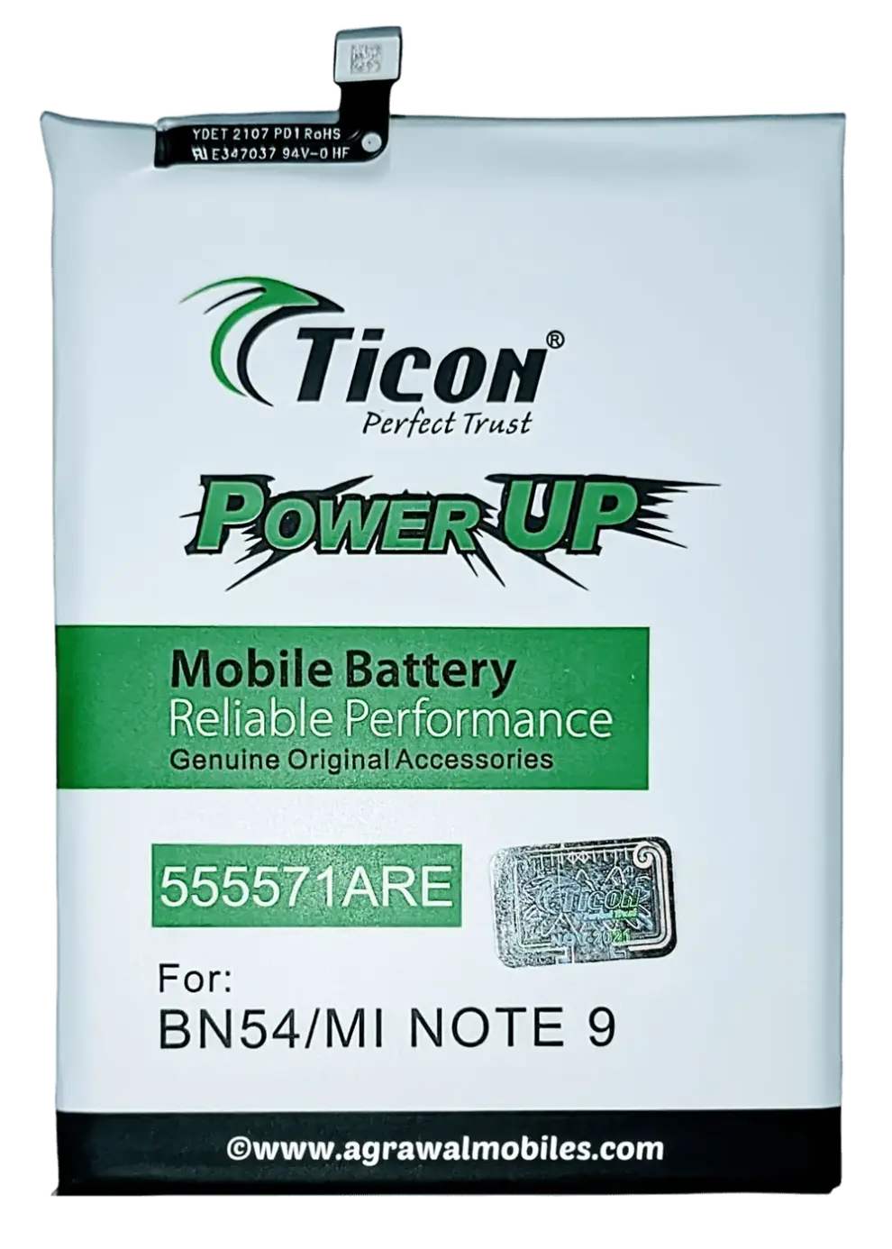 Xiaomi/Mi/Redmi – BN54 (Mi Note 9) Ticon Battery
