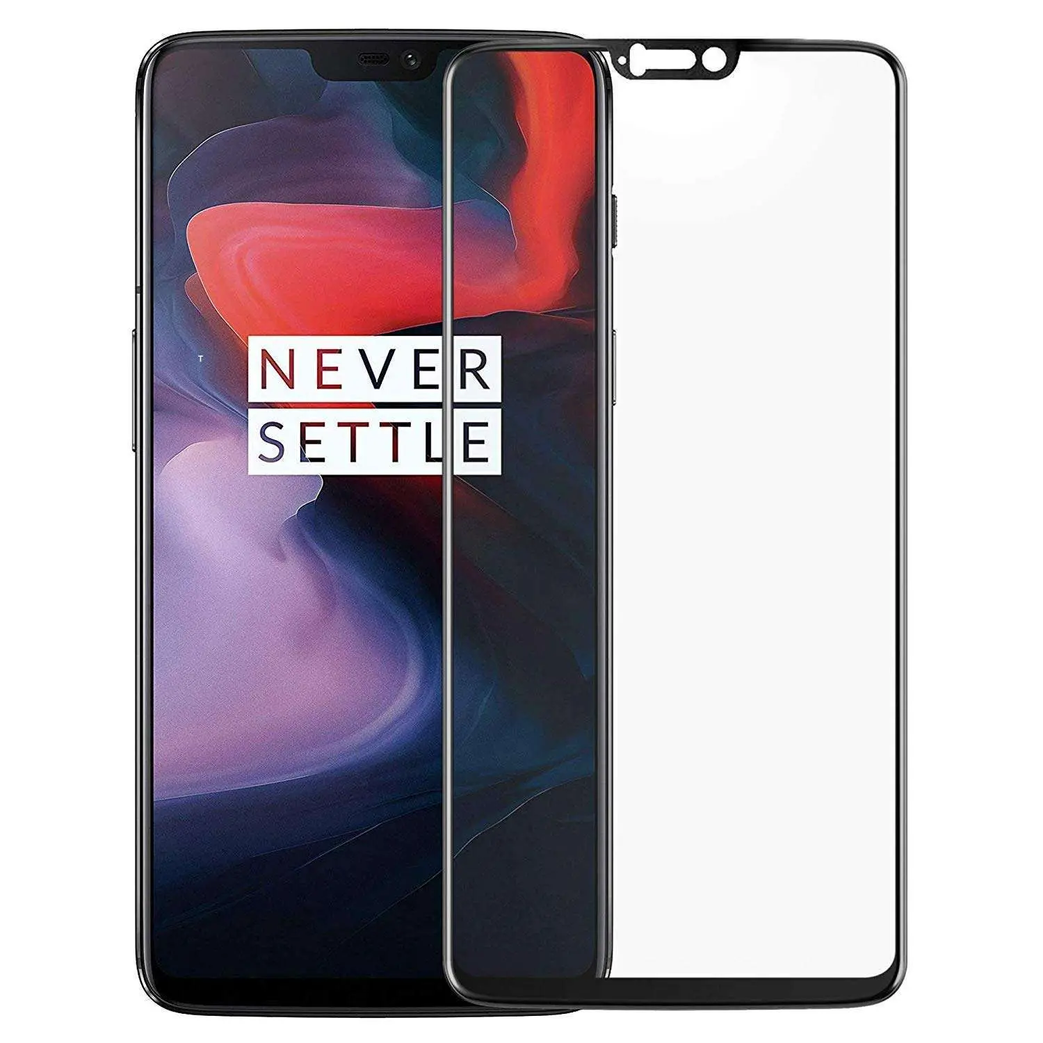 OnePlus 1+6T D+ Guard MEIBO Pro Flexi HD+ Tempered Glass/Screen Protector With Big Shining Curve Fast Exhaust Sensitive Touching