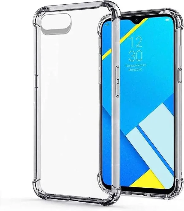OPPO A1 Transparent Back Cover Case | Protection Cover Case TPU